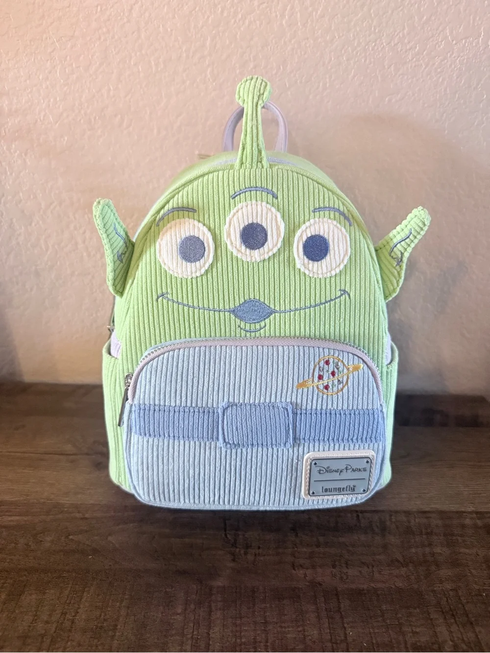 Disney Toy Story Light Green & Light Blue Alien Mini Backpack NTW